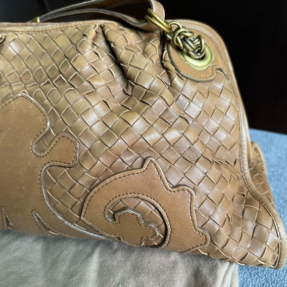 Bottega Veneta Vintage Intrecciato Leather Shoulder Bag - Picture 3 of 15